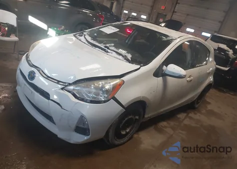 2013 Toyota Prius C Two из США, поврежденный, VIN JTDKDTB39D1537651